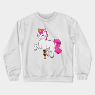 Unicorn with prosthetic leg Crewneck Sweatshirt